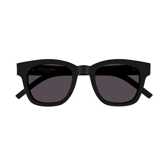 NEW SAINT LAURENT SUNGLASSES, SLM124 001 BLACK UNISEX EYEWEAR SL M124 001
